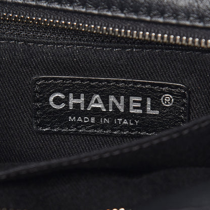 Chanel Calfskin Quilted In The Business North South Tote Black 6 of 15