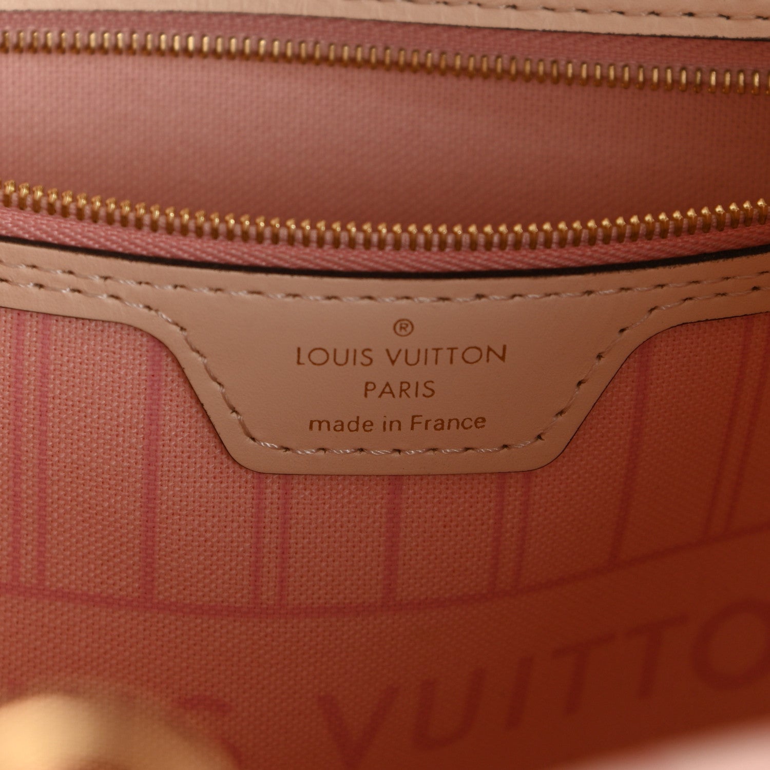 Louis Vuitton Damier Azur Braided Neverfull MM Pink 7 of 10