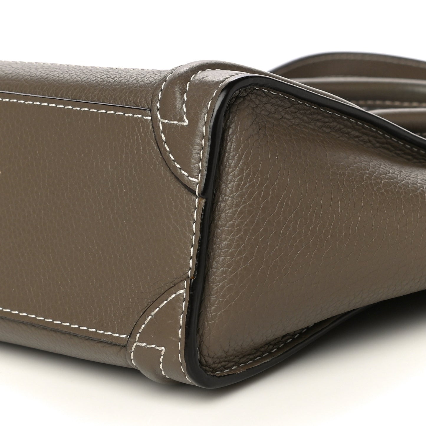 Drummed Calfskin Nano Luggage Souris