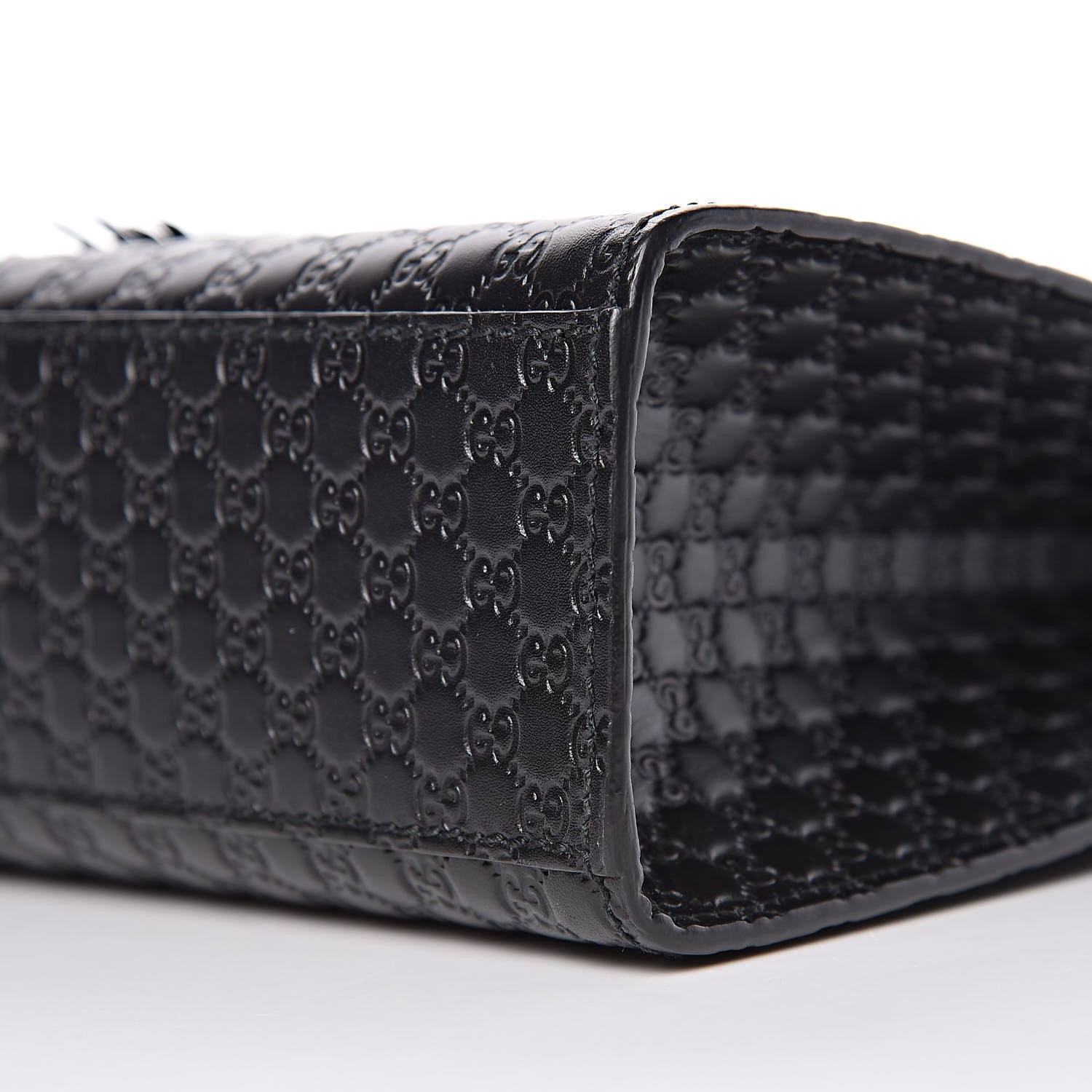 Gucci Microguccissima Medium Emily Chain Shoulder Bag Black 9 of 10