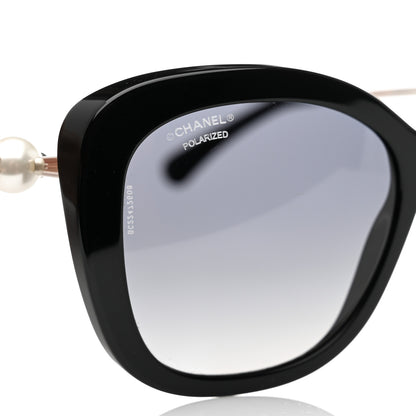 Chanel Acetate Polarized Butterfly Winter Pearl Sunglasses 5339-H-A Black 7 of 8