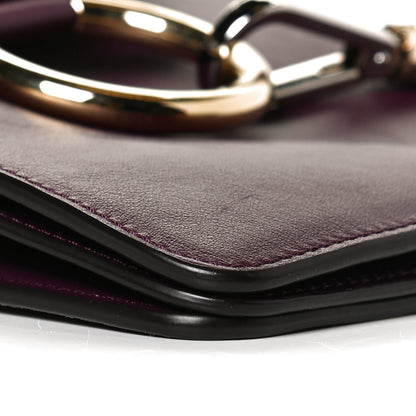 Chloe Suede Calfskin Mini Faye Bracelet Bag Nightfall Purple 8 of 13