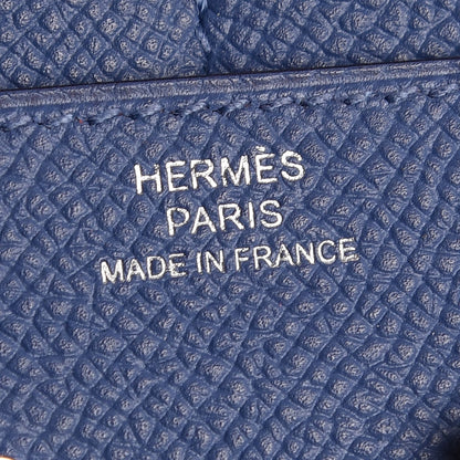Hermes Epsom Constance Short Wallet Bleu Agate 7 of 10