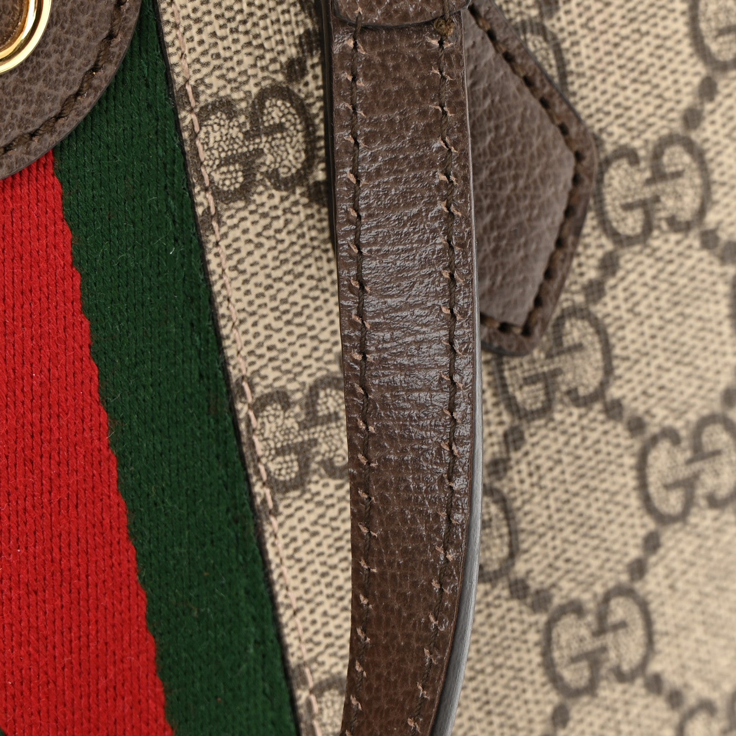 Gucci GG Supreme Monogram Small Ophidia Tote Bag Brown 15 of 16