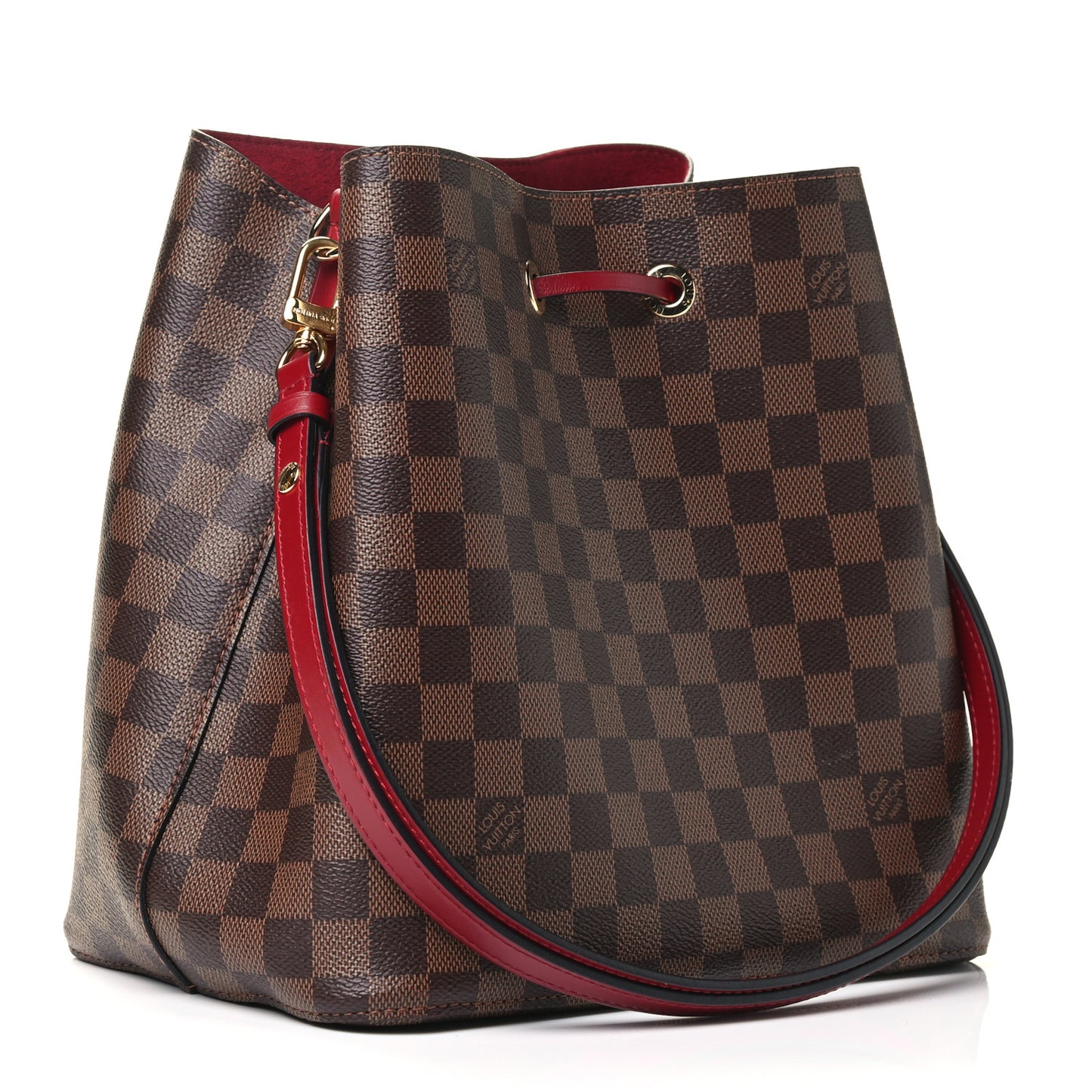 Damier Ebene Neonoe MM Cherry Berry