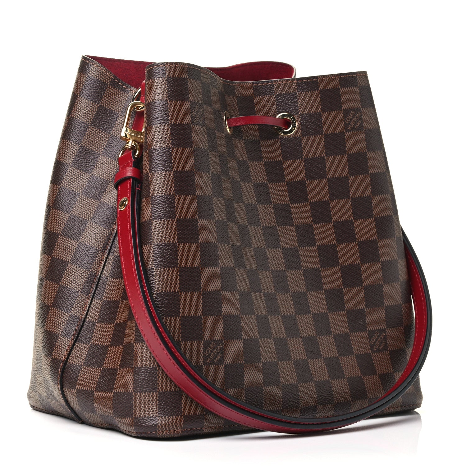 Louis Vuitton Damier Ebene Neonoe MM Cherry Berry 2 of 4