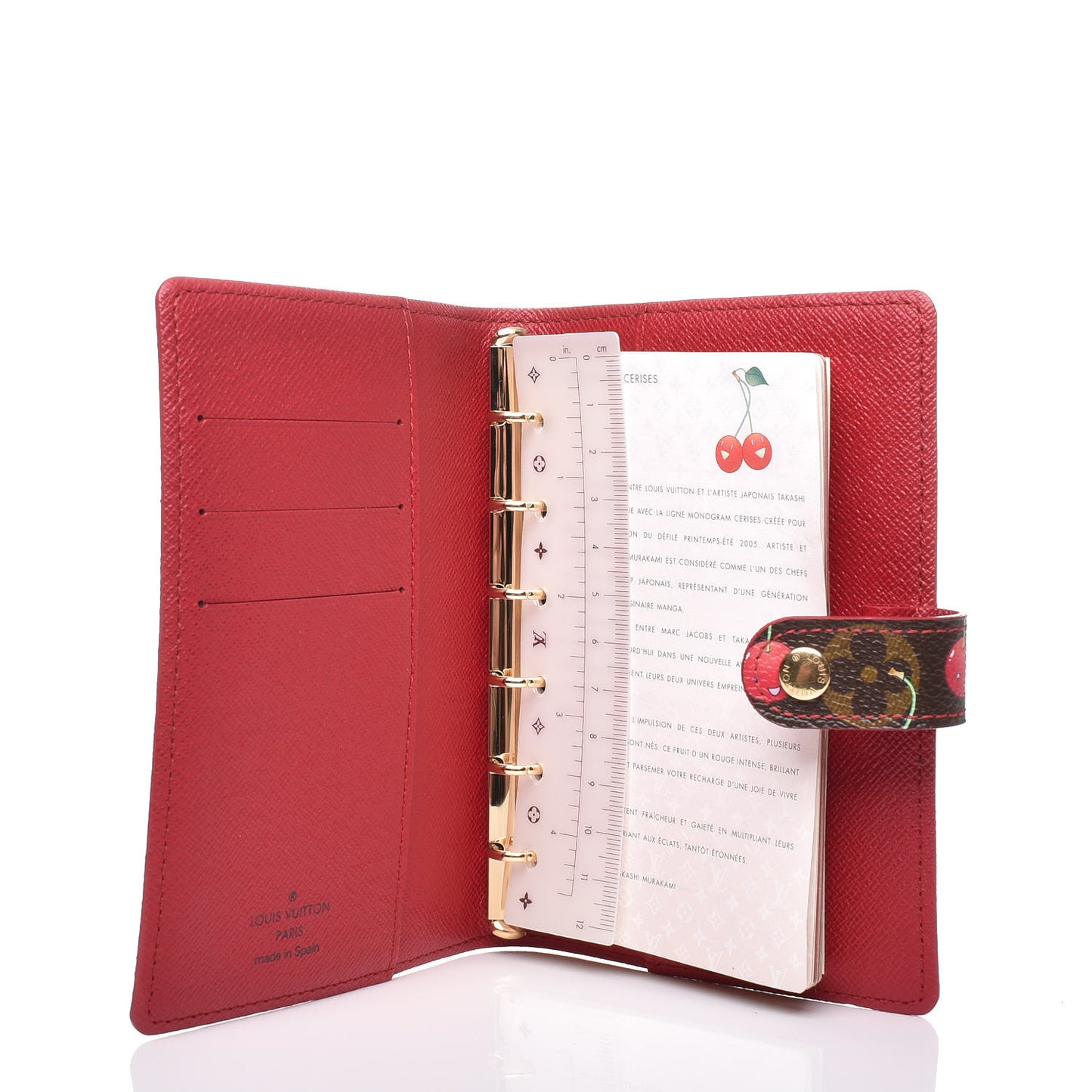 Monogram Cerises Small Ring Agenda Cover