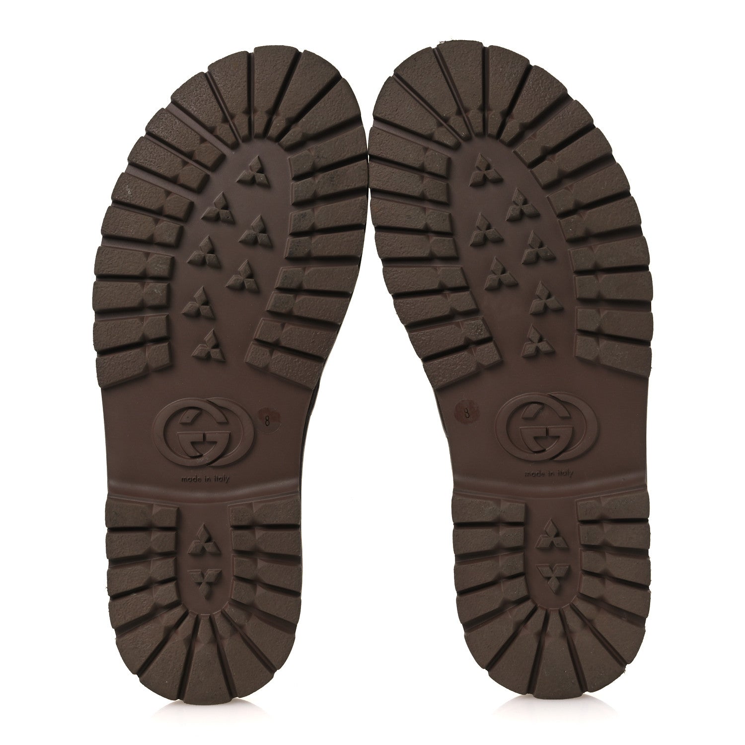 Gucci GG Supreme Monogram Miro Soft Calfskin Men's Horsebit Slippers 8 Beige Ebony New Acero 7 of 14
