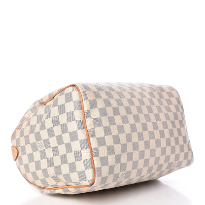 Louis Vuitton Damier Azur Speedy 30 4 of 19