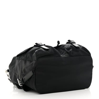 Prada Tessuto Nylon Saffiano Medium Backpack Black 4 of 12