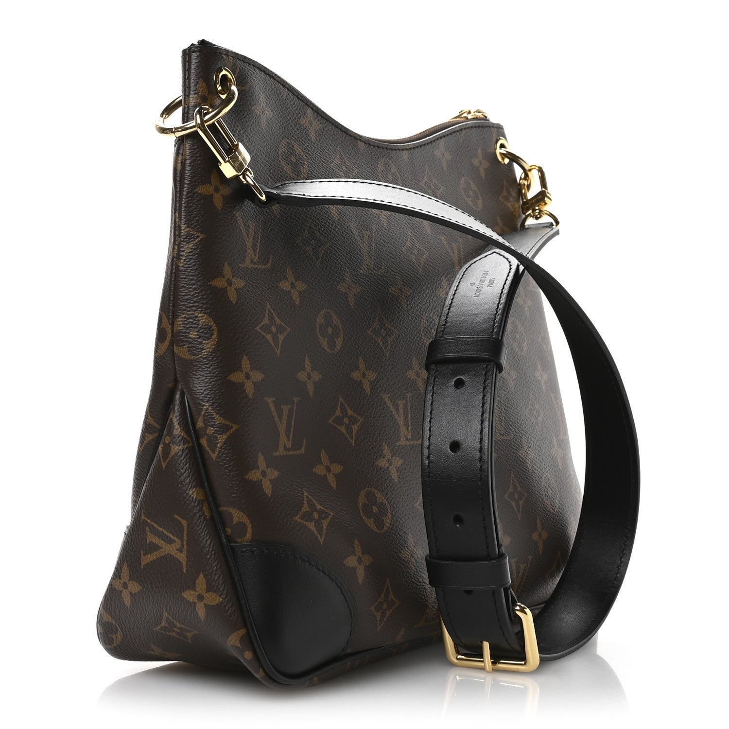 Louis Vuitton Monogram Odeon MM Black 3 of 11