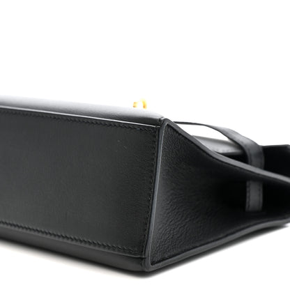 Hermes Swift Kelly Pochette Clutch Black 10 of 11