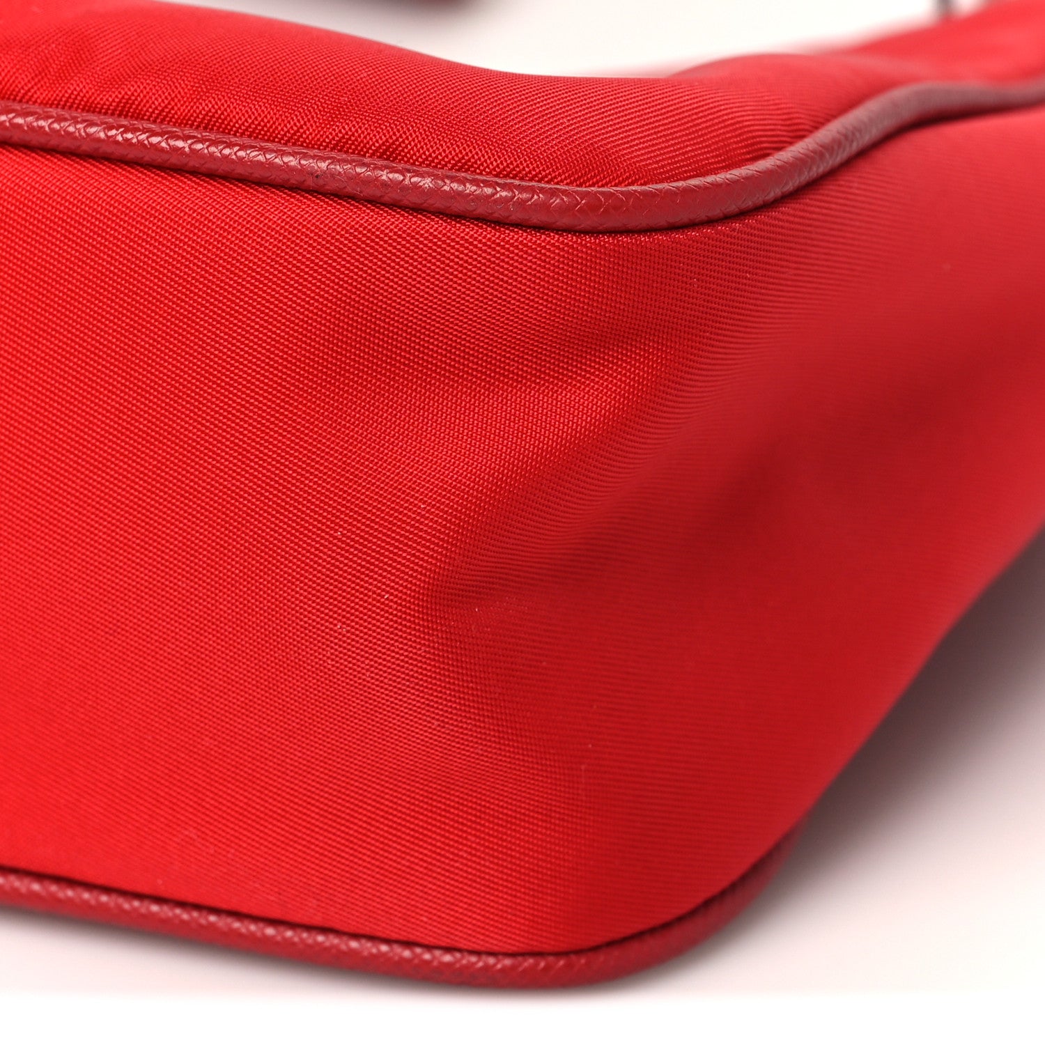 Prada Nylon Re-Edition 2005 Shoulder Bag  Rosso 9 of 9