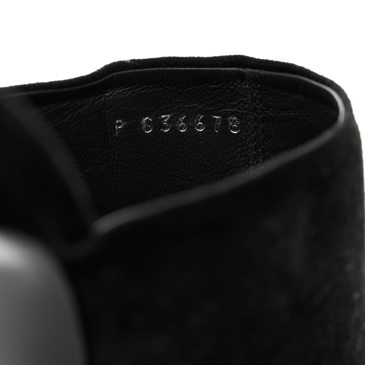 Suede Grosgrain Cap Toe Pearl Mule 40.5 Black
