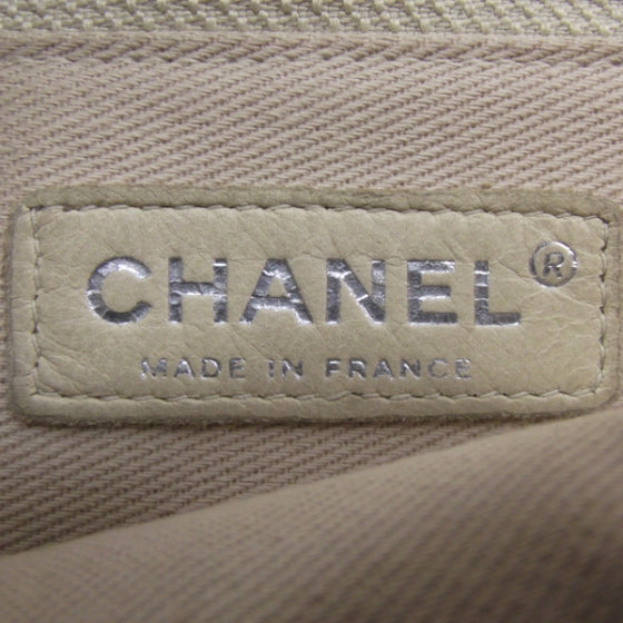 Chanel Leather Mademoiselle Flap Bag Beige 7 of 10