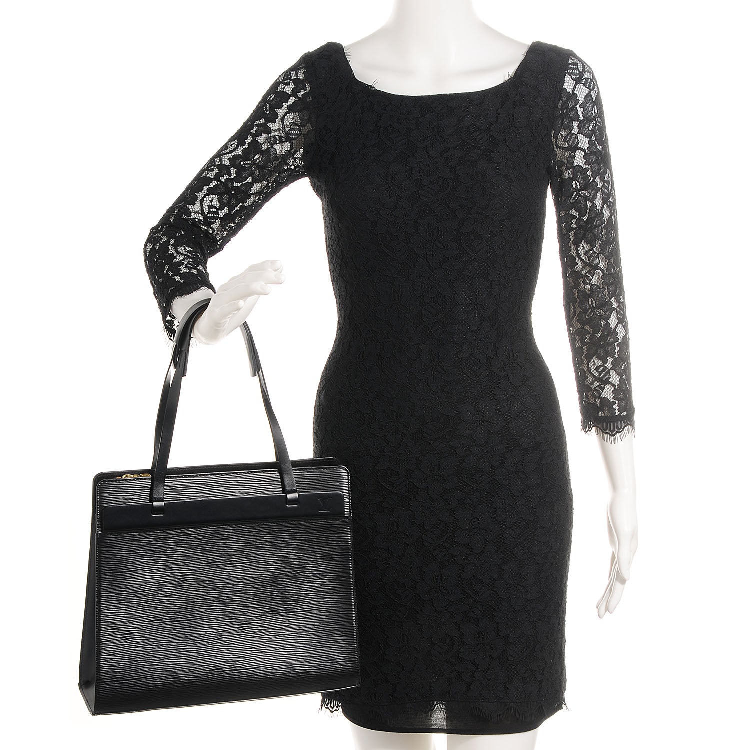 Louis Vuitton Epi Croisette PM Black 2 of 7