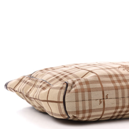 Burberry Haymarket Check Tote Brown 8 of 12