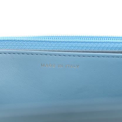 Chanel Lambskin Quilted Chanel 19 Wallet On Chain WOC Light Blue 6 of 11