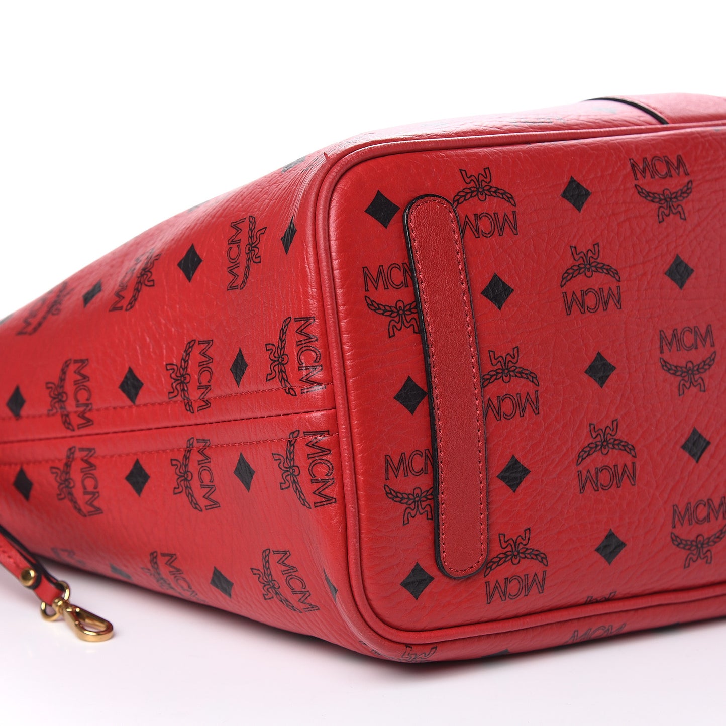 Visetos Medium Liz Reversible Shopper Tote Ruby Red