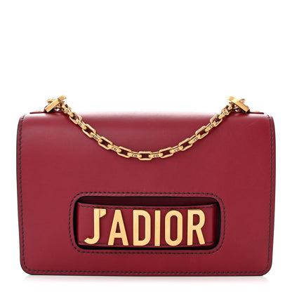 Christian Dior Calfskin J'Adior Chain Flap Bag Red 1 of 10