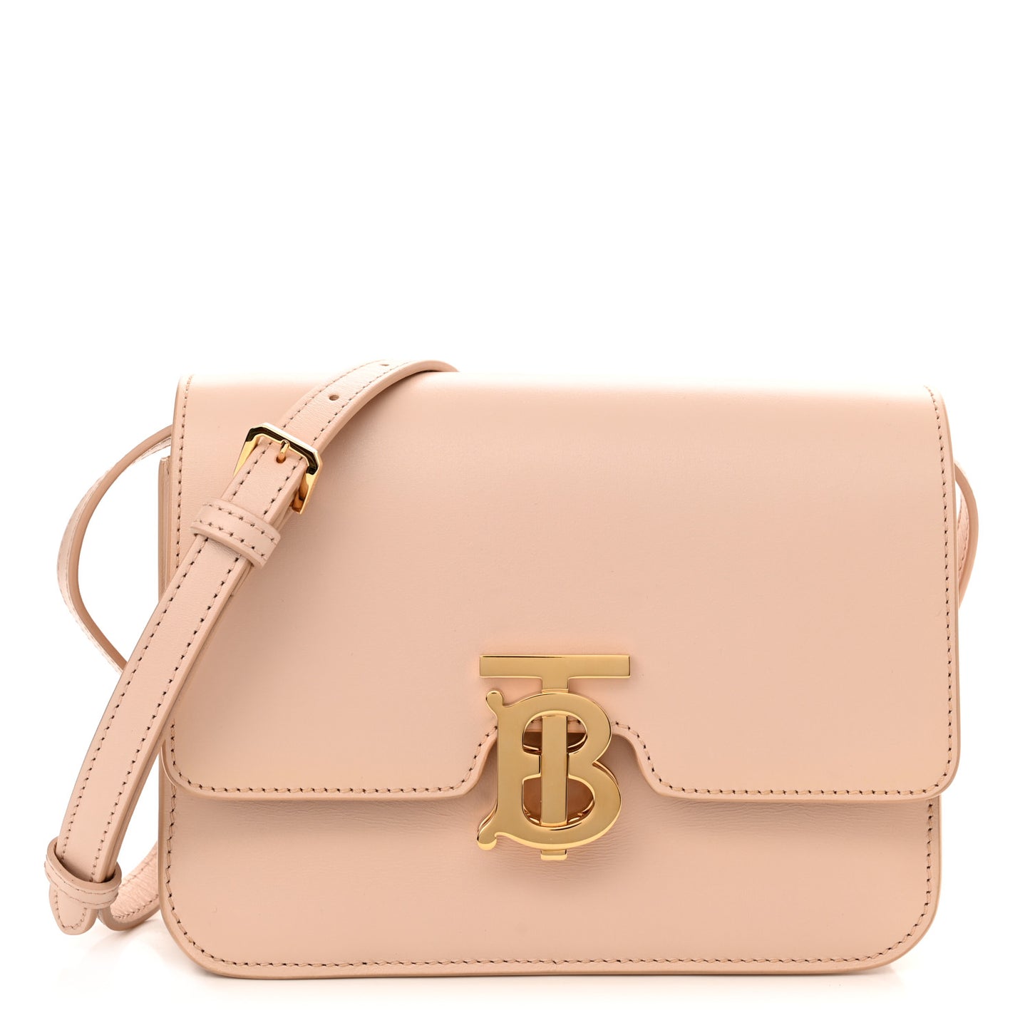Calfskin Small TB Bag Rose Beige