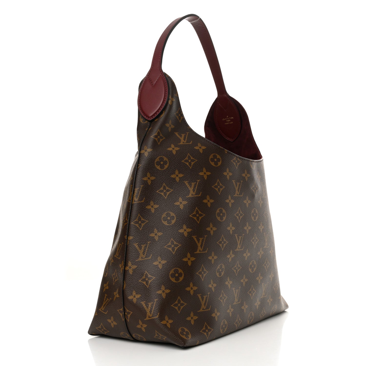Louis Vuitton Monogram Flower Hobo Bordeaux 3 of 10