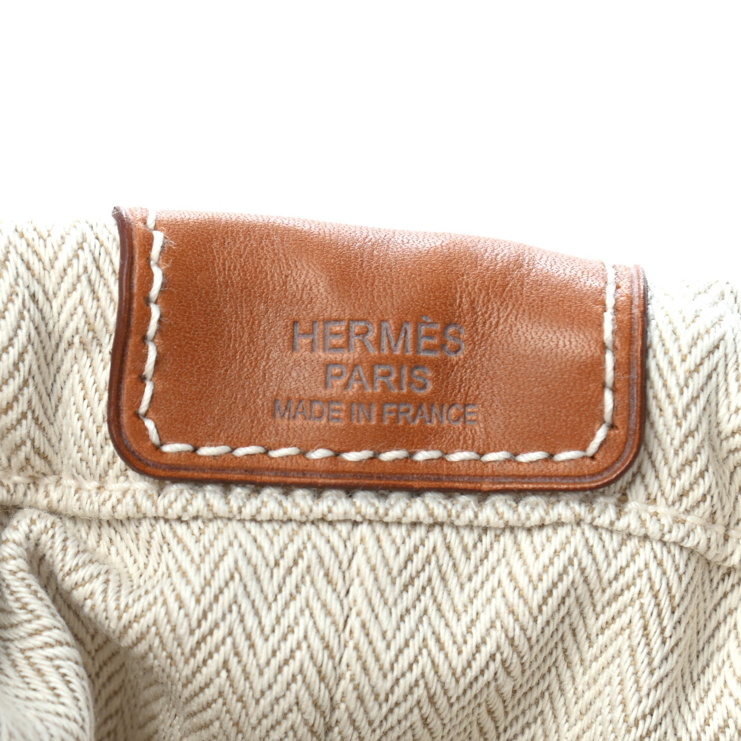 Hermes Canvas Barenia Fourbi 20 PM Pouch Naturel Fauve 7 of 9