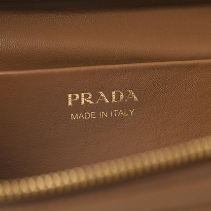 Prada Vitello Daino Mini Vanity Top Handle Bag Caramel 6 of 9