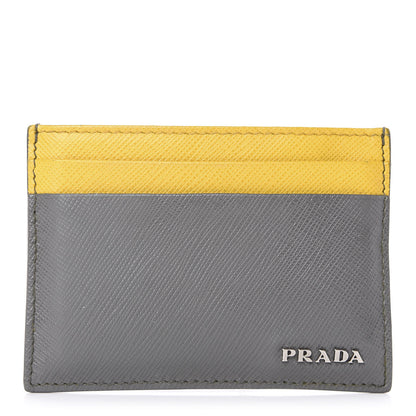 Prada Saffiano Card Holder Marmo Girasole 1 of 8