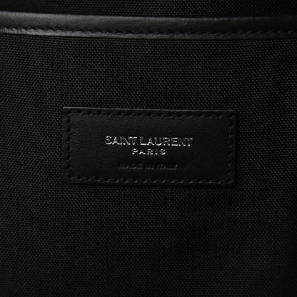 Saint Laurent Canvas Stars Print Hunting Backpack Black Silver 5 of 8