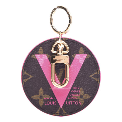 Louis Vuitton Monogram Illustre V Bag Charm Key Ring Grenade 1 of 3