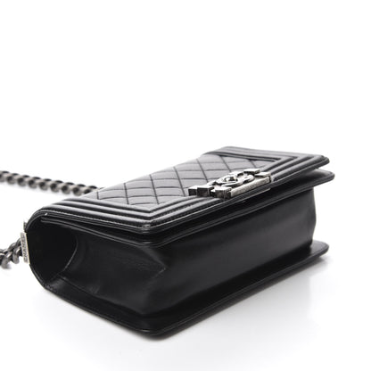 Chanel Lambskin Quilted Small Boy Flap Black 4 of 10