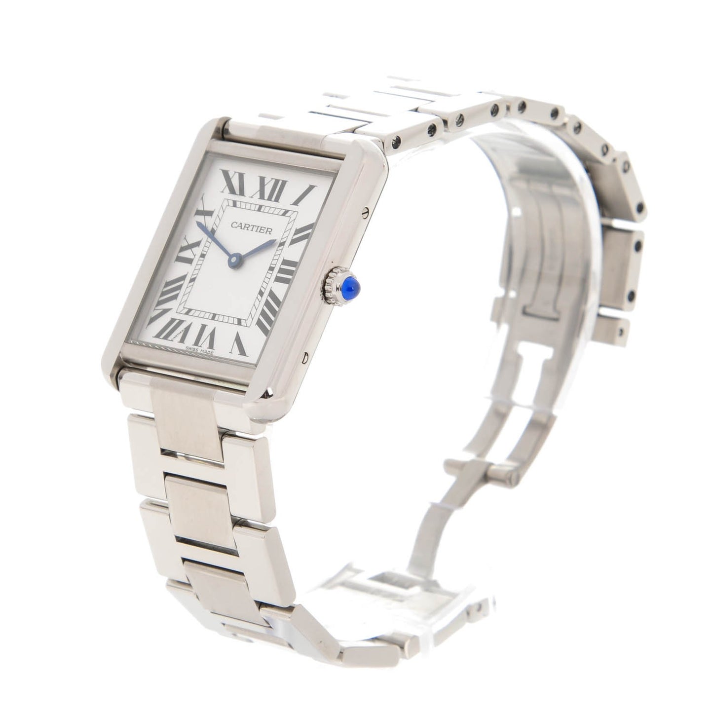 Stainless Steel 27mm Tank Solo Quartz Watch