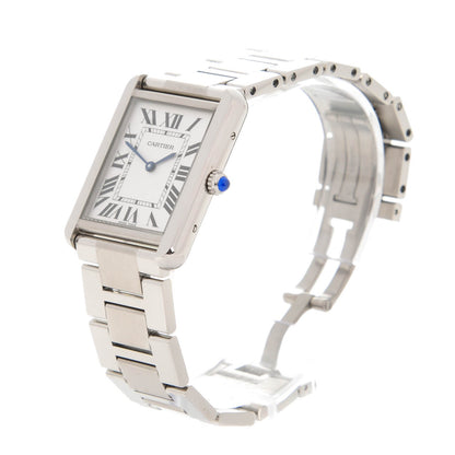 Cartier Stainless Steel 27mm Tank Solo Quartz Watch 3 of 7