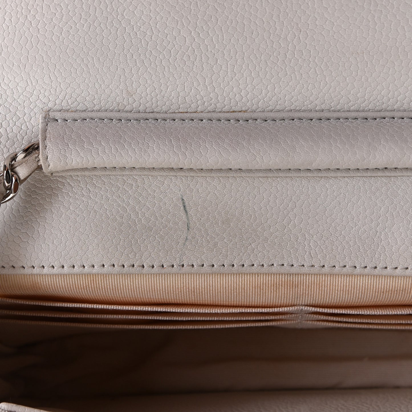 Caviar Timeless CC Wallet on Chain WOC White