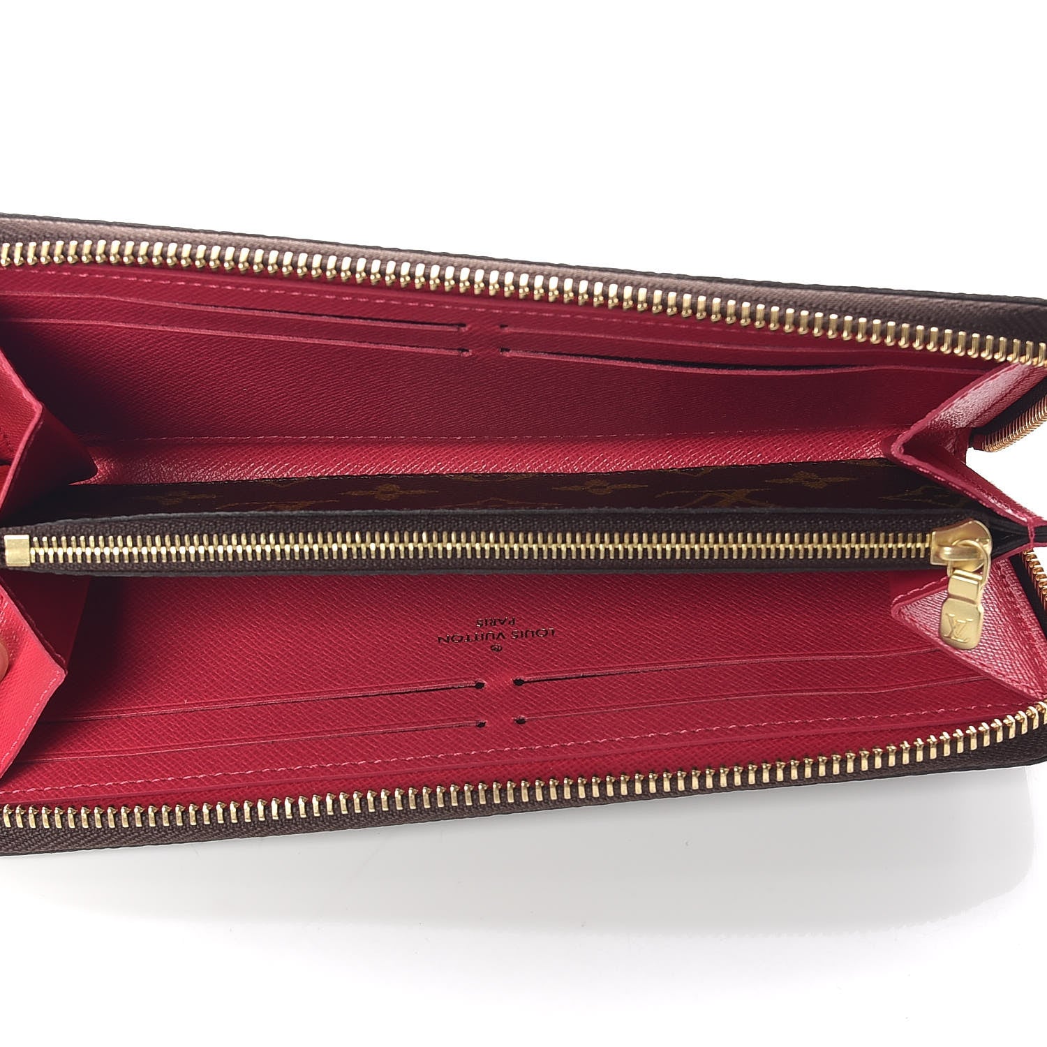 Louis Vuitton Monogram Clemence Wallet Fuchsia 6 of 8