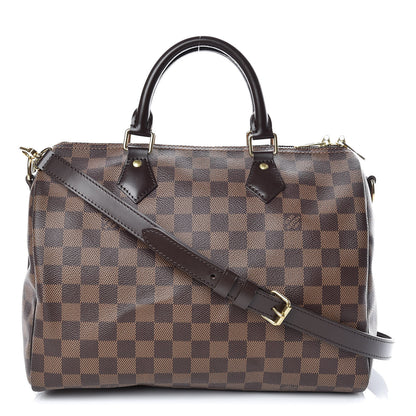 Louis Vuitton Damier Ebene Speedy Bandouliere 30 1 of 10