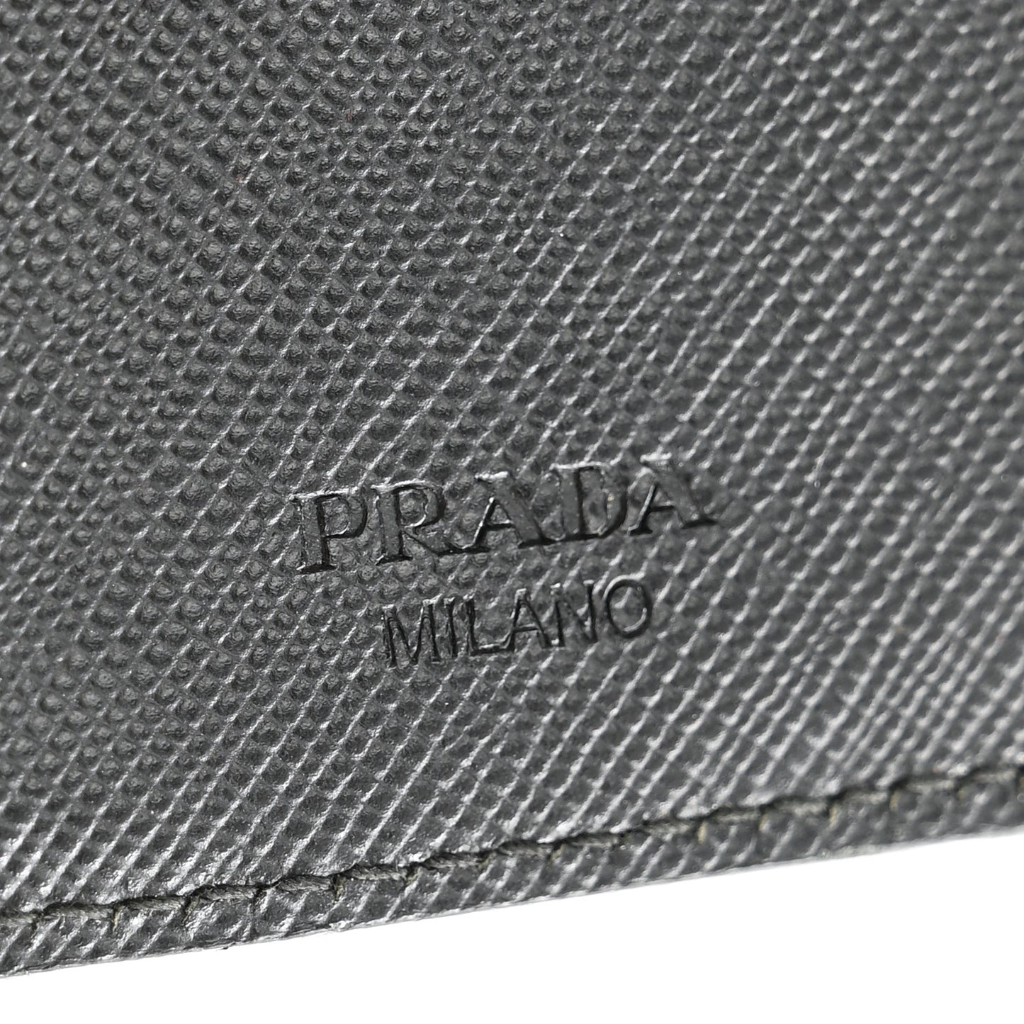 Saffiano 6 Key Holder Black