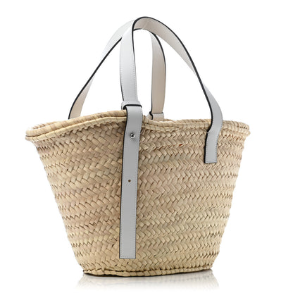 Loewe Raffia Basket Tote Bag Natural White 2 of 4