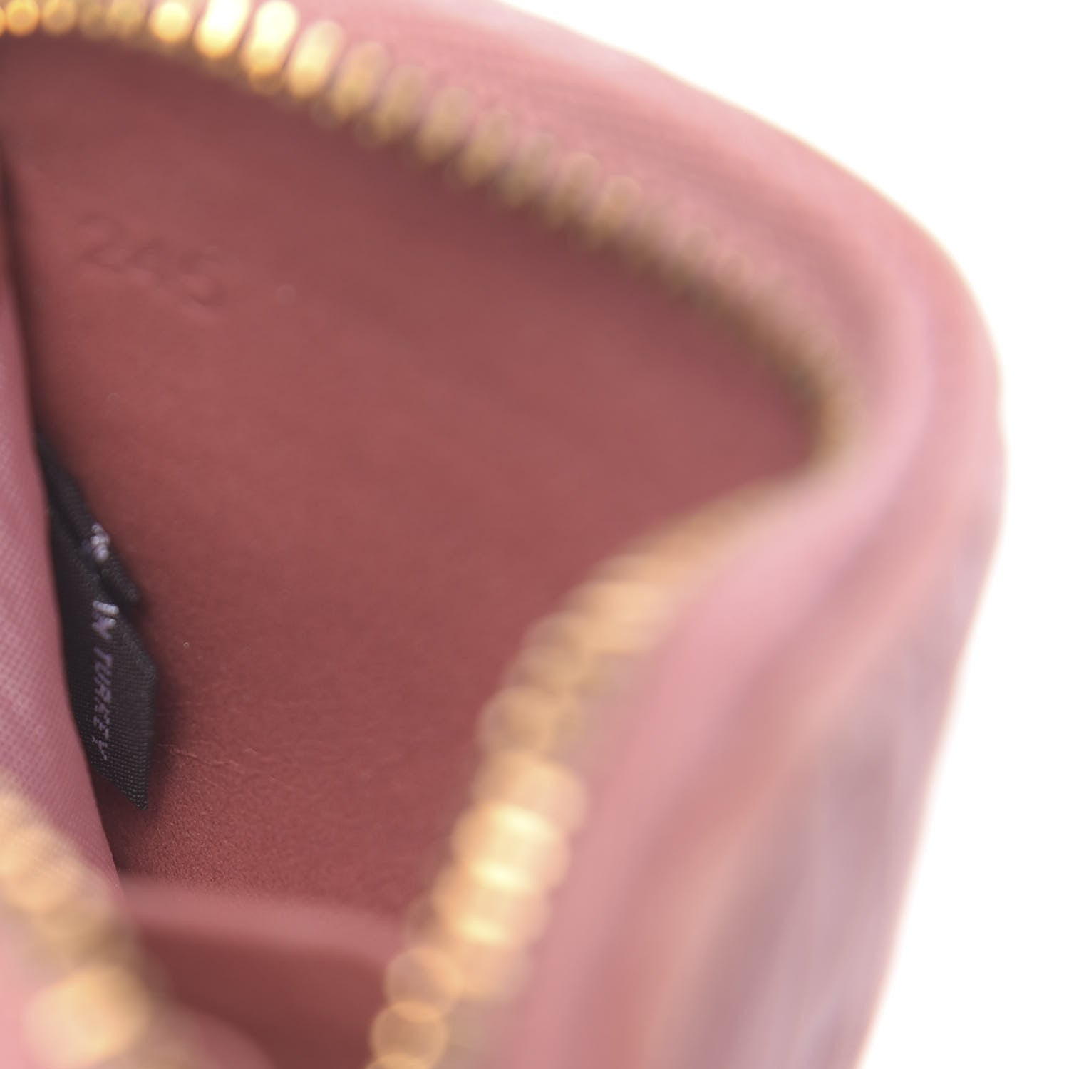Miu Miu Nappa Matelasse Zip Around Compact Wallet Loto 8 of 11