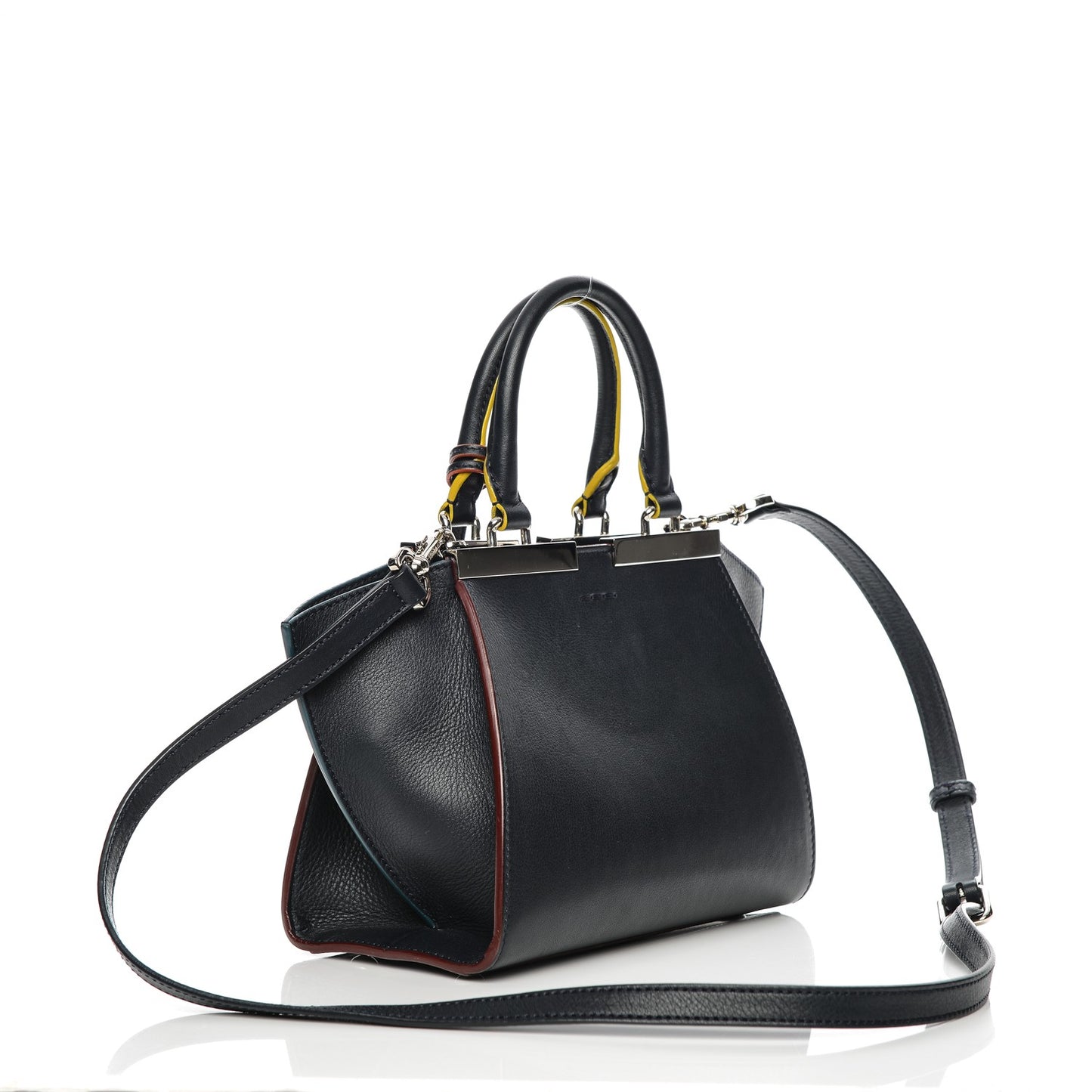 Vitello Dolce Mini 3jours Tote Blue Notte