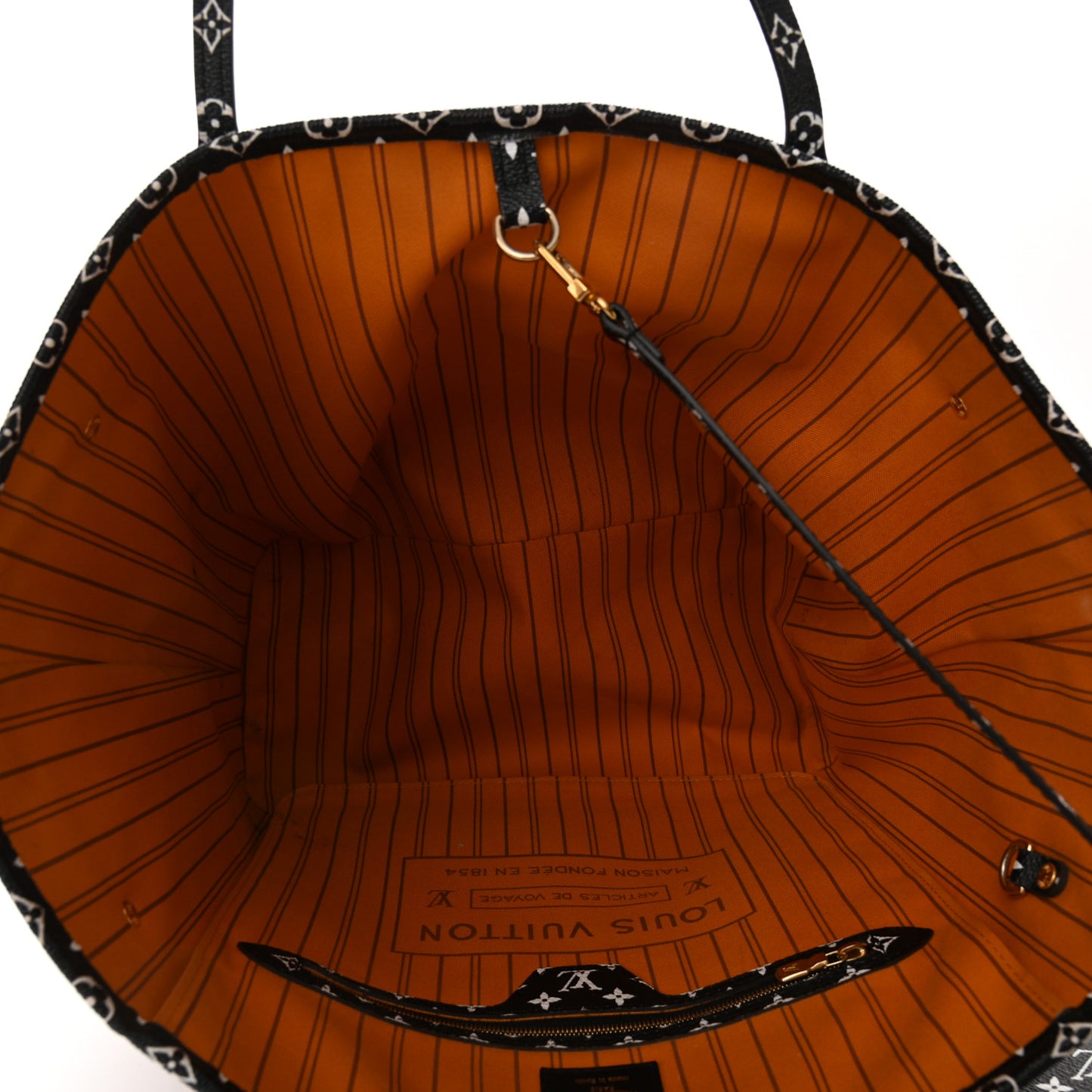 Monogram Giant Jungle Neverfull MM Black