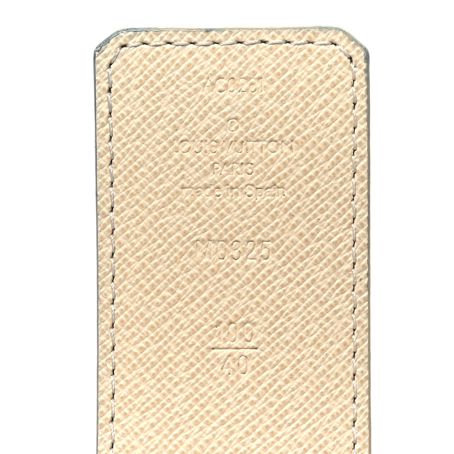 Louis Vuitton Damier Azur LV Initiales Belt 100 40 3 of 5