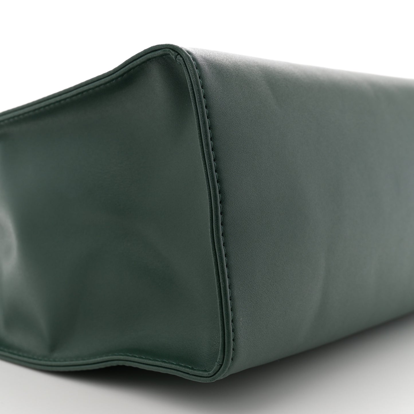 Vegan Leather Medium Shopping Bag Leaf