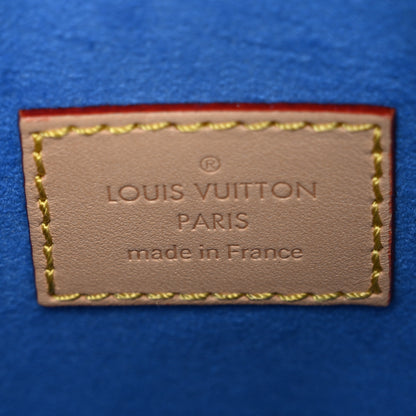 Louis Vuitton Damier Vernis Side Trunk MM Celeste Blue 6 of 10