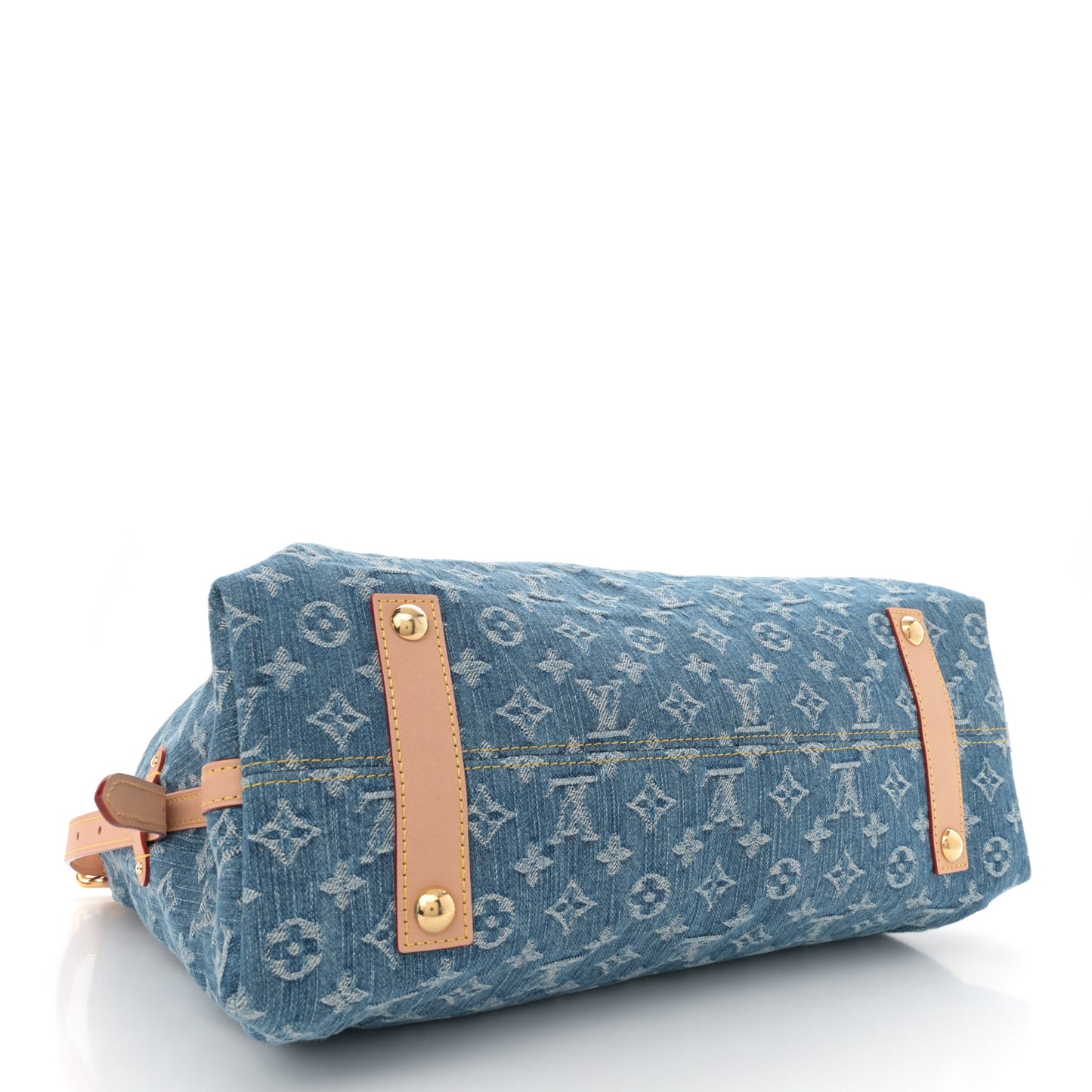 Monogram Denim CarryAll MM Blue