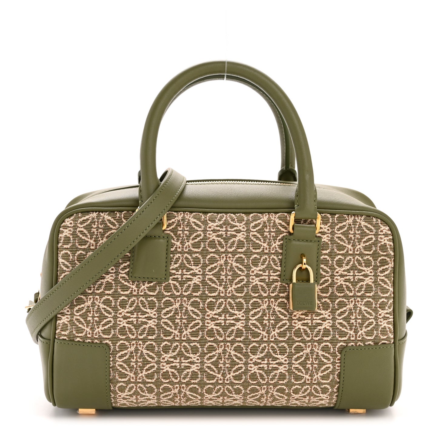Jacquard Anagram Calfskin Amazona 23 Avocado Green