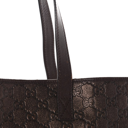Gucci Guccissima Large Tote Bronze 9 of 12