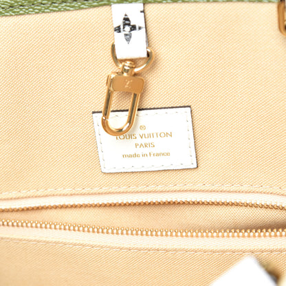 Louis Vuitton Monogram Giant Onthego GM Kaki Beige 6 of 9