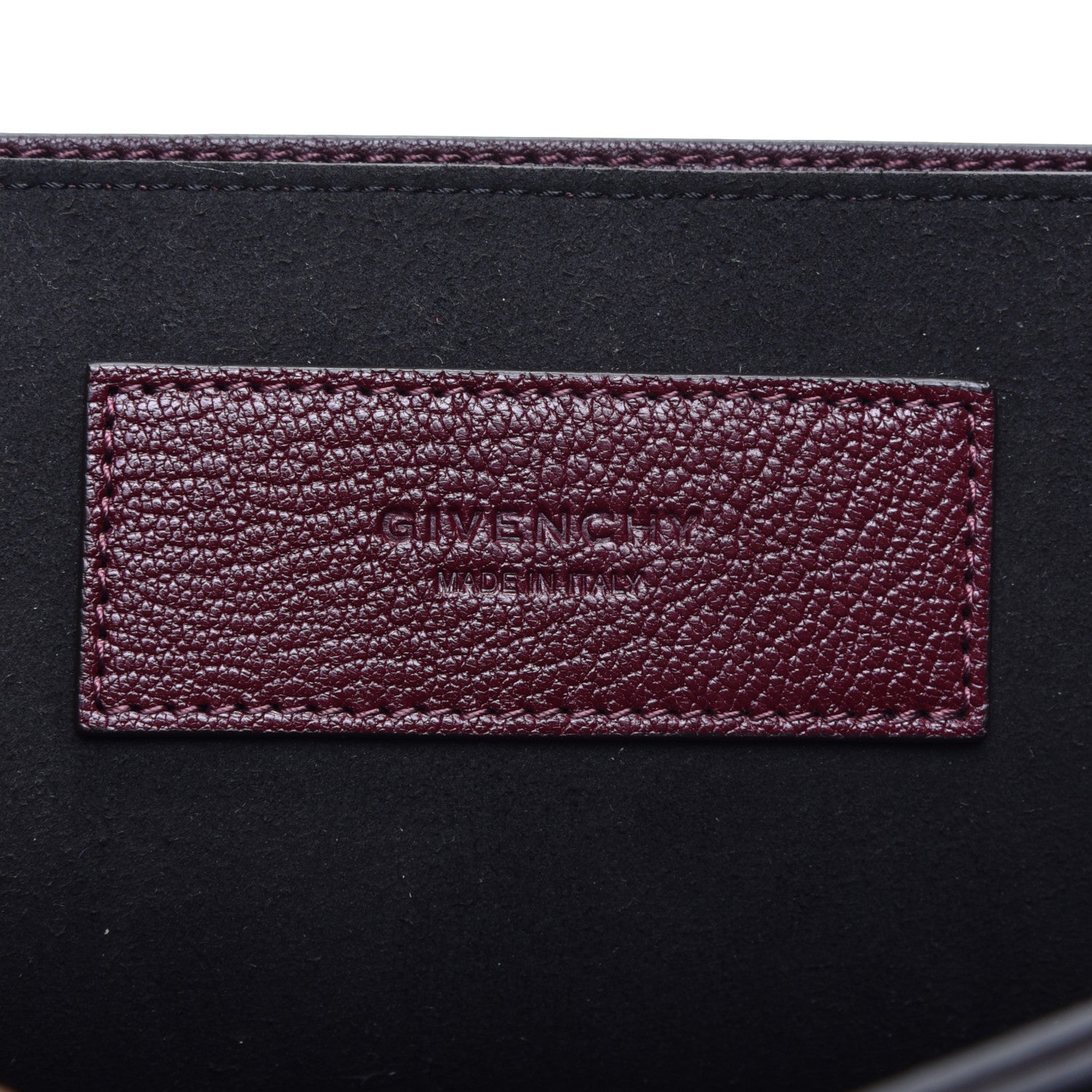 Givenchy Goatskin Medium GV3 Shoulder Bag Aubergine 7 of 9